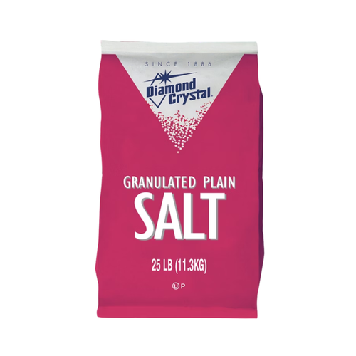 Diamond Crystal Granulated Salt, 25 lb