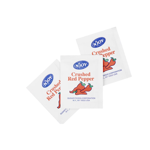 N'Joy Crushed Red Pepper Portion Packets, 500 ct