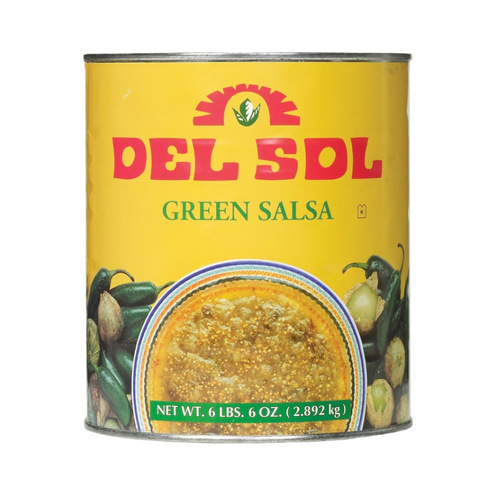 Del Sol Green Salsa, #10 can, 6 lbs 6 oz