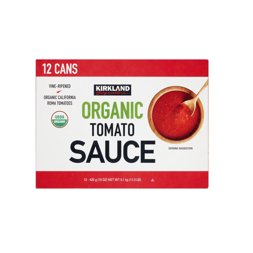 Kirkland Signature Organic Tomato Sauce, 15 oz, 12 ct