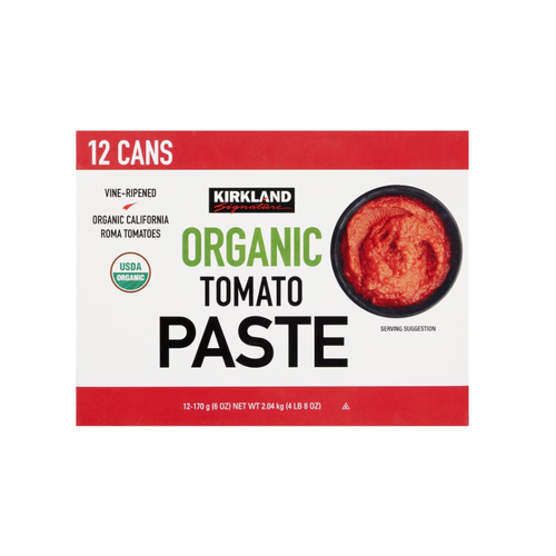 Kirkland Signature Organic Tomato Paste, 6 oz, 12 ct