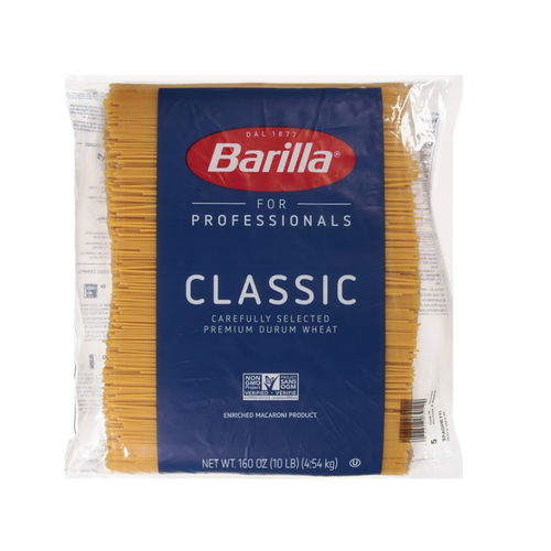Barilla for Professionals Spaghetti Pasta, Classic, 10 lb, 2 ct