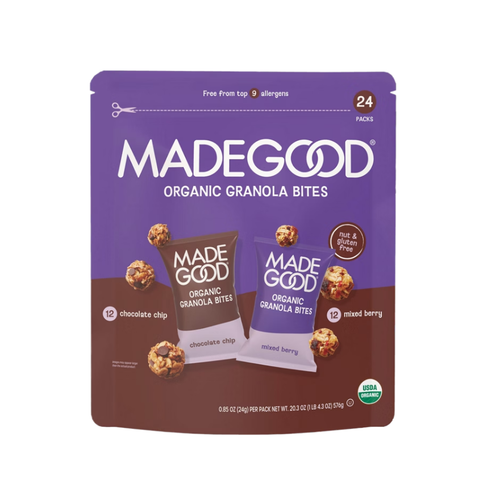 MadeGood Granola Minis, Variety Pack, 0.85 oz, 24 ct