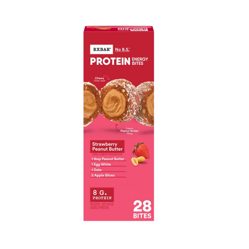 RXBAR Protein Energy Bites, Strawberry Peanut Butter, 28 ct