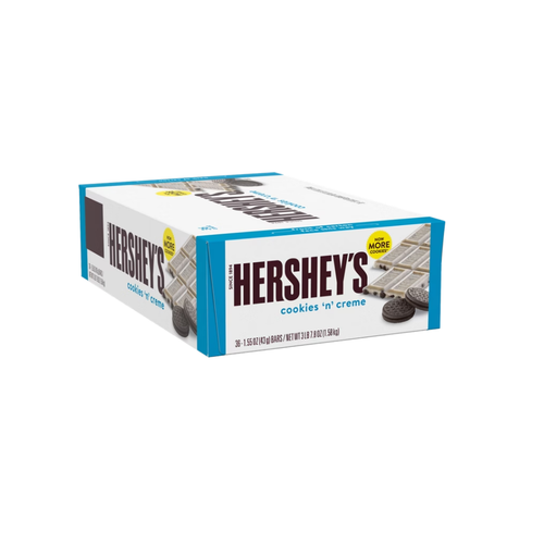 Hershey's, Cookies 'n' Creme, 1.55 oz, 36 ct