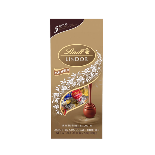 Lindt Lindor Chocolate Truffles, Assorted Flavors, 21.2 oz