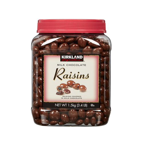 Kirkland Signature Milk Chocolate Covered Raisins, 54 oz