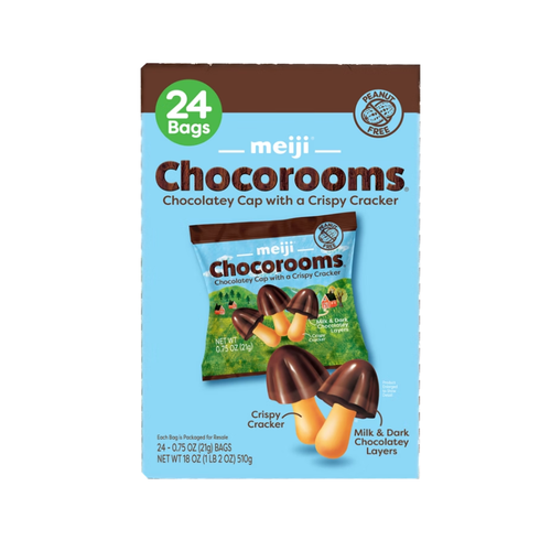 Meiji Chocorooms, 0.75 oz, 24 ct