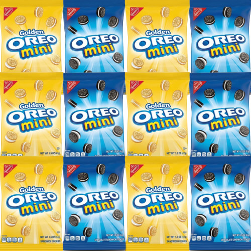 OREO Mini Sandwich Cookies, Variety Pack, 1.5 oz, 30 ct