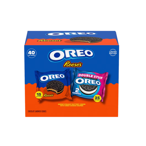 OREO Limited Edition Cookies, Reese's Peanut Butter and OREO Double Stuf, 40 ct