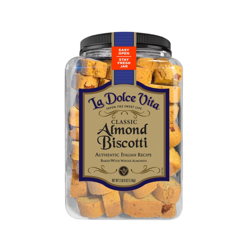 La Dolce Vita Classic Almond Biscotti, 40 oz