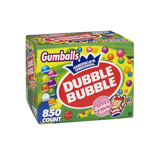 Dubble Bubble Gumballs, Variety Pack, 850 ct