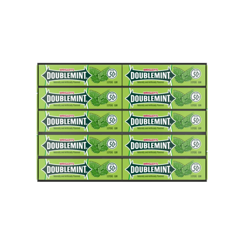 Wrigley's Doublemint Chewing Gum, Pre-priced, Original, 5 Sticks, 40 ct