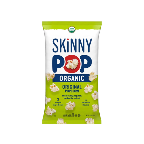 SKINNYPOP Organic Popcorn, Sea Salt, 14 oz