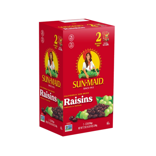 Sun-Maid Raisins, 2.25 lbs, 2 ct