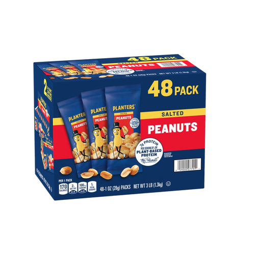 Planters Peanuts, Salted, 1 oz, 48 ct