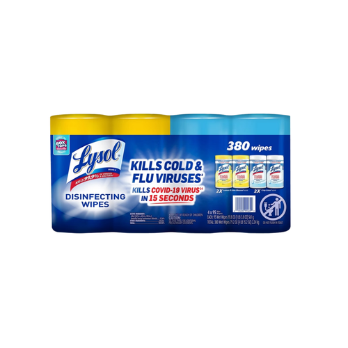 Lysol Disinfecting Wipes, Variety Pack, 380 Wipes