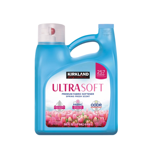 Kirland Signature Liquid Fabric Softener, Ultra Soft, Spring Fresh Scent, 257 Loads, 150 fl oz