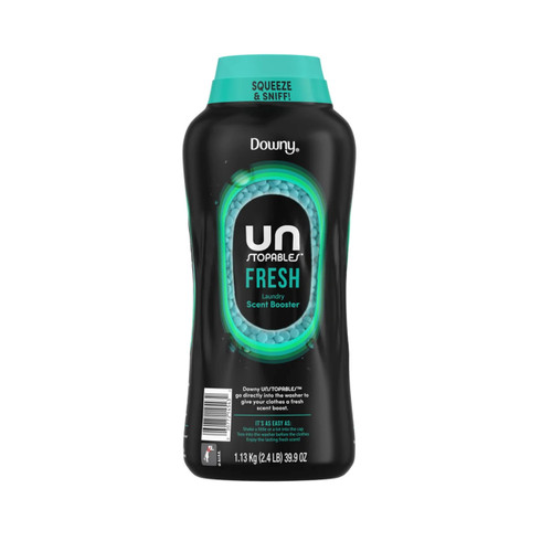 Downy Unstopables In-Wash Scent Booster Beads, HE Compatible, Fresh Scent, 39.9 oz