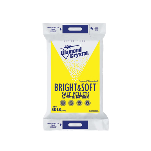 Diamond Crystal Salt Pellets for Water Softeners, Bright and Soft, 50 lbs