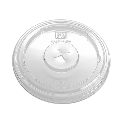 Fabri-Kal Plastic Straw Slot Cold Cup Lids, 32 oz, 1000 ct