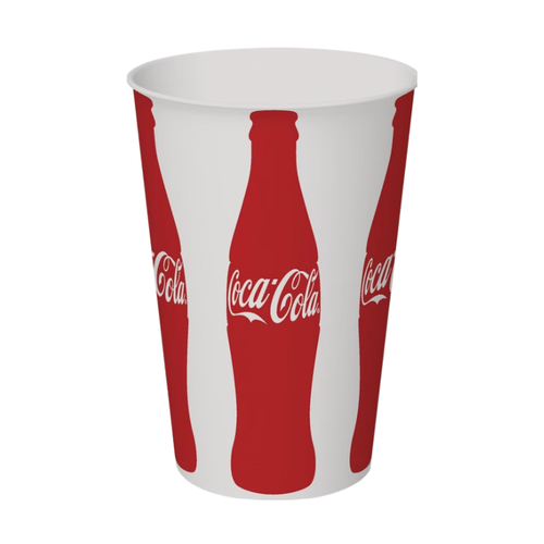 Graphic Packaging Coca-Cola Paper Cold Cups, 16 oz, 600 ct