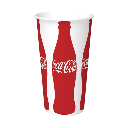 Graphic Packaging Coca-Cola Paper Cold Cups, 24 oz, 600 ct