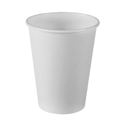 Home Graphic Packaging Paper Hot Cups, Carte Blanc White, 12 oz, 600 ct