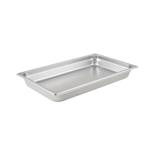 Winco 2-1/2" Anti-Jam Steam Pan, Full Size, Stainless Steel