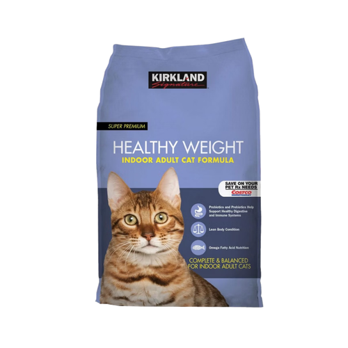 Kirkland Signature Super Premium Healthy Weight Indoor Adult Cat Formula, Cat Food, 20 lbs