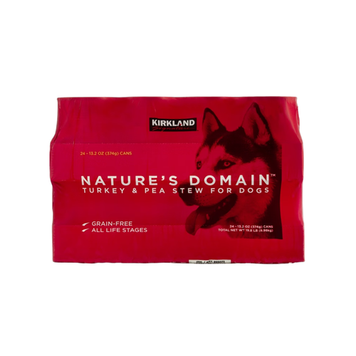 Kirkland Signature Nature's Domain Dog Food, Turkey & Pea Stew, 13.2 oz, 24 ct
