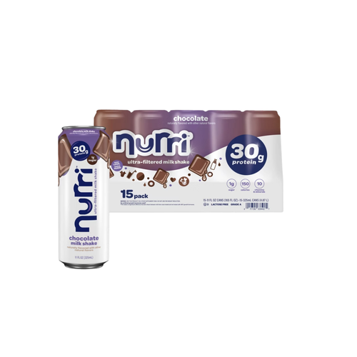 Nurri Ultra-Filtered Milk Shake, 30g Protein, Chocolate, 11 fl oz, 15 ct