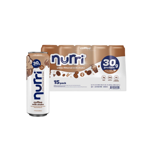 Nurri Ultra-Filtered Milk Shake, 30g Protein, Coffee, 11 fl oz, 15 ct