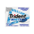 Trident White Sugar Free Gum, Peppermint, 16 Pieces, 12 ct