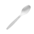 Solo Plastic Spoon, Heavyweight, White, 500 ct