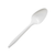 Vital International Solutions Plastic Spoon, Medium Weight, White, 1000 ct