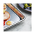 New Star Foodservice Aluminum Baking Sheet Pan, Half Size, 13"W x 18"L x 1"D, 2 ct
