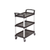 Cambro KD Service and Busing Cart, Black