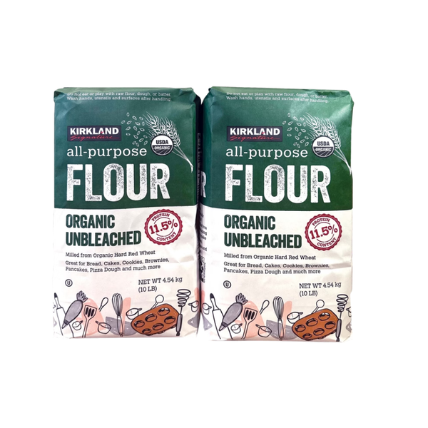 Kirkland Signature All Purpose Flour, Unbleached, 10 lbs, 2 ct
