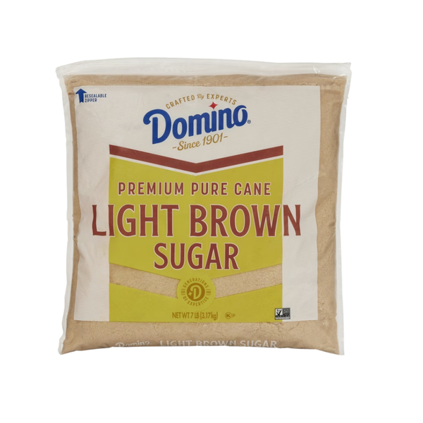 Domino Premium Pure Cane Sugar, Light Brown, 7 lbs