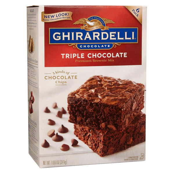 Ghirardelli Triple Chocolate Premium Brownie Mix, 7.5 lbs