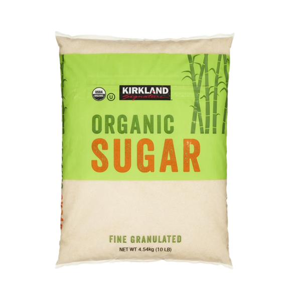 Kirkland Signature Organic Sugar, Fine Granulated, 10 lbs