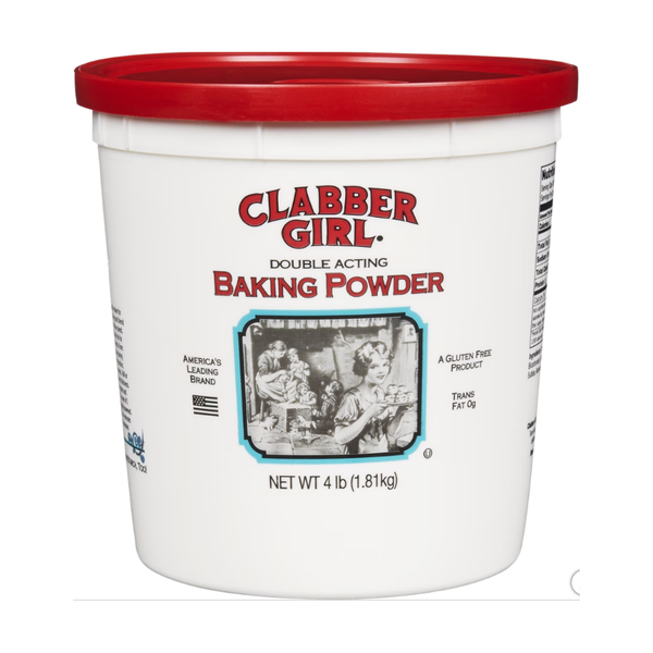 Clabber Girl Baking Powder, 4 lbs