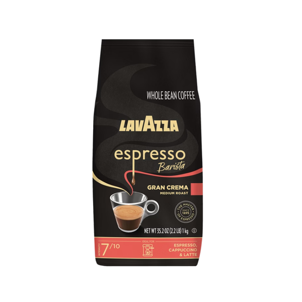 Lavazza Espresso Gran Crema Whole Bean Coffee, Medium Roast, 2.2 lbs