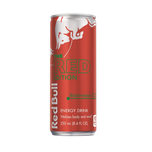 Red Bull Red Edition Energy Drink, Watermelon, 8.4 fl oz, 24 ct