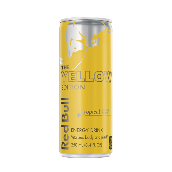 Red Bull Yellow Edition Energy Drink, Tropical, 8.4 fl oz, 24 ct