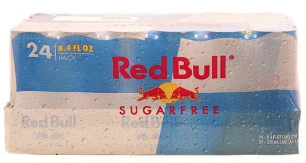Red Bull Energy Drink, Sugar Free, 8.4 fl oz, 24 ct