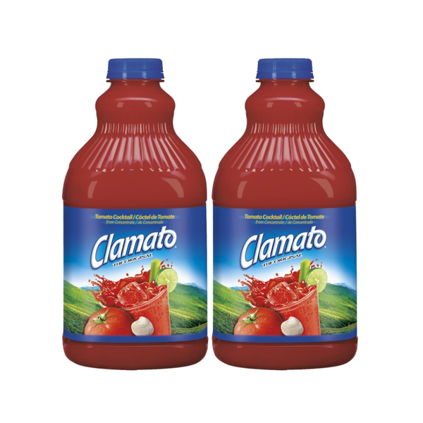 Clamato Tomato Cocktail, Original, 64 fl oz, 2 ct