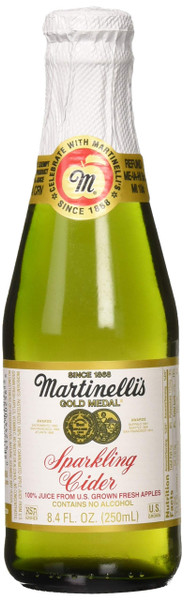 Martinelli's Sparkling Cider, Apple, 8.4 fl oz, 12 ct