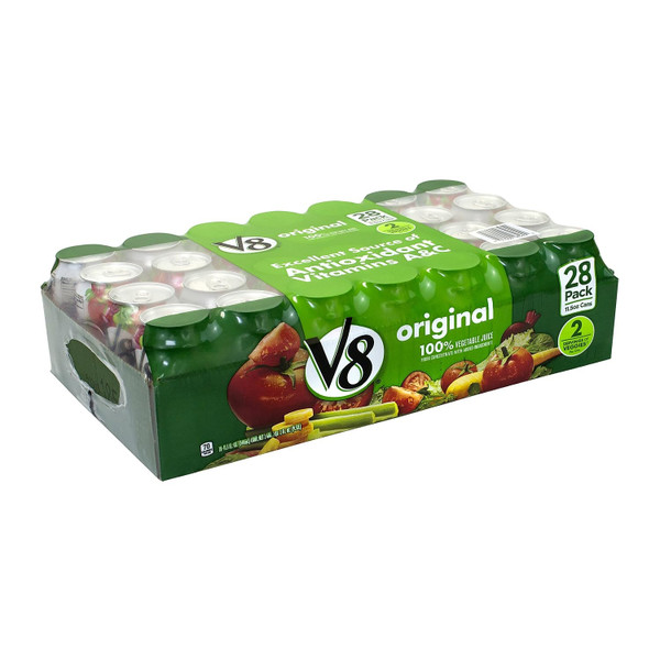 V8 100% Vegetable Juice, Original, 11.5 fl oz, 28 ct